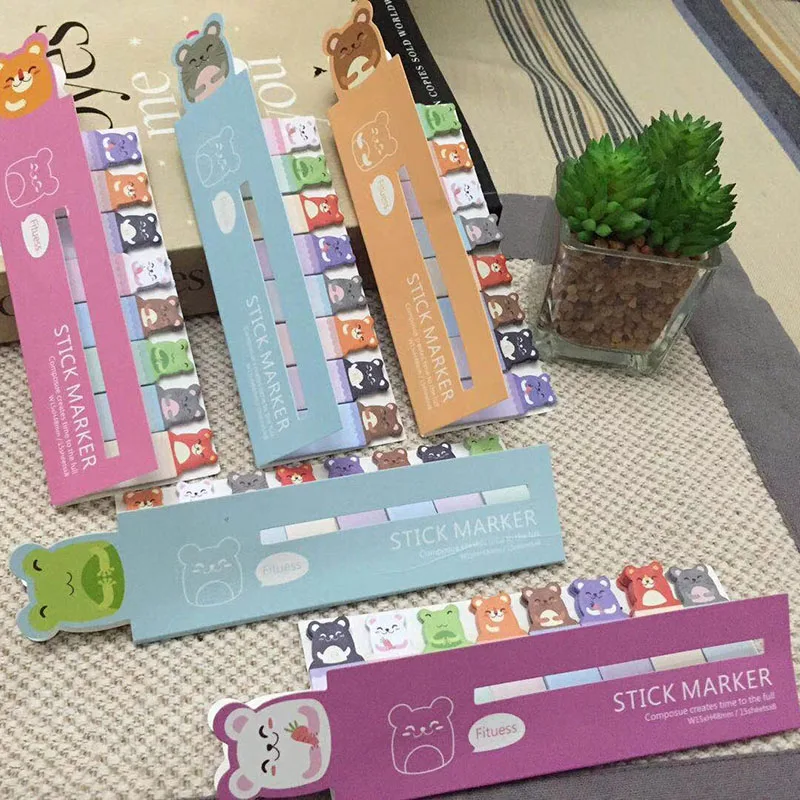 

Unicorn Memo Pad Cute Fruits Cactus Paper Sticky Notes Mini Label Stickers Writing Pads For Daily Planner School Supplies Gift