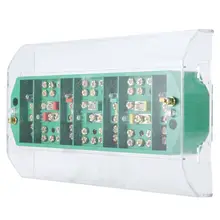 QFJ6/2080-4 трехфазные провода бытовой счетчик Терминал ряд Электрический шкаф для электрощитка коробка с электрическая крышка