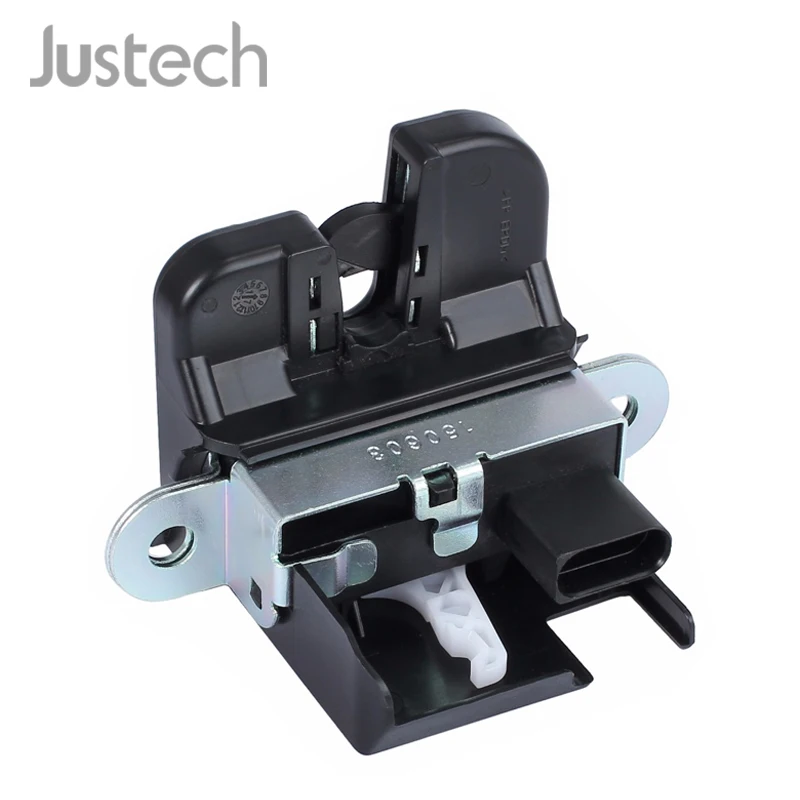 Justech 4 pin багажник автомобиля фиксатор крышки для VW GOLF 1K6827505D, 1K6827505E, 5M0827505E, 5ND827505, 1P0827505D Металлическая Задняя Крышка багажника замок багажника