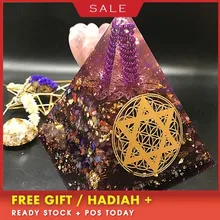 

Orgonite Pyramid Orion Tower Love Fortune Energy Converter Reduces Negative Energy Resin Decorative Craft Jewelry Gift