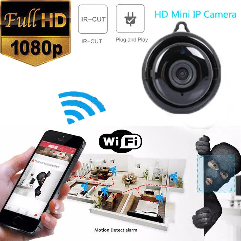 

HD Night Vision Wireless WiFi Smart Home Security Camera Video Baby Dog Monitor