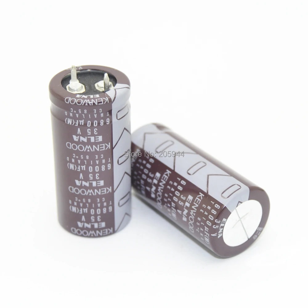 2pcs ELNA LAO 6800uf 35V 22*45mm Electrolytic capacitors 4095|elna|elna 6800uf - AliExpress