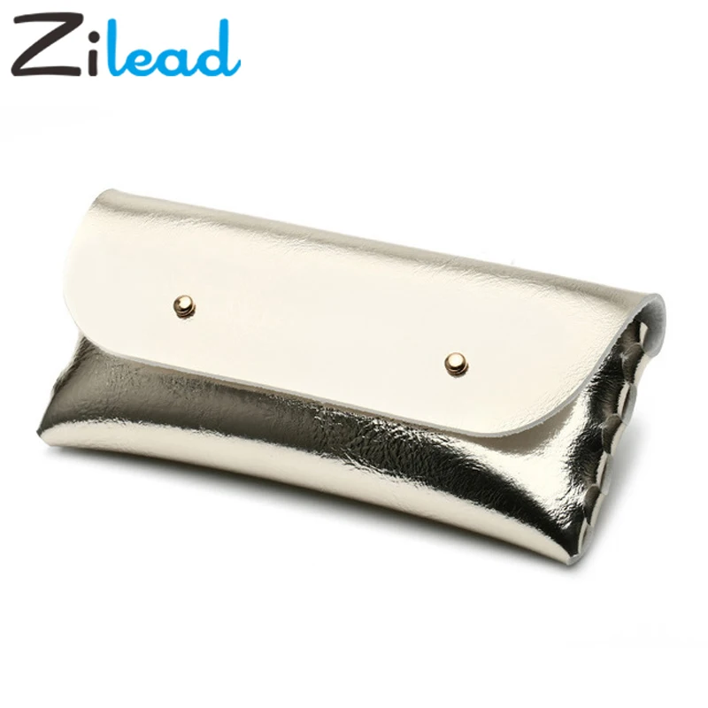 Zilead PU Leather Glasses Bag Cloth Mobile Phone Screen Camera Lens Polisher Cleaning Wipes Jewelry Cleaner Eyewear Accessories |