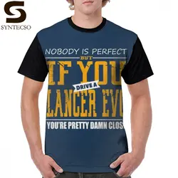 Lancer Evolution футболка Lancer Evo футболка с коротким рукавом из хлопка с графическим принтом 4xl модная мужская забавная Футболка с принтом