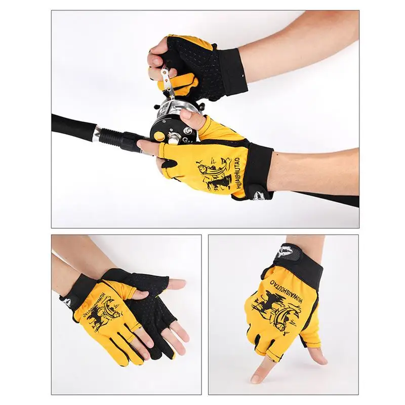 Men And Women Fishing Protective Gloves Luya Single Finger Anti