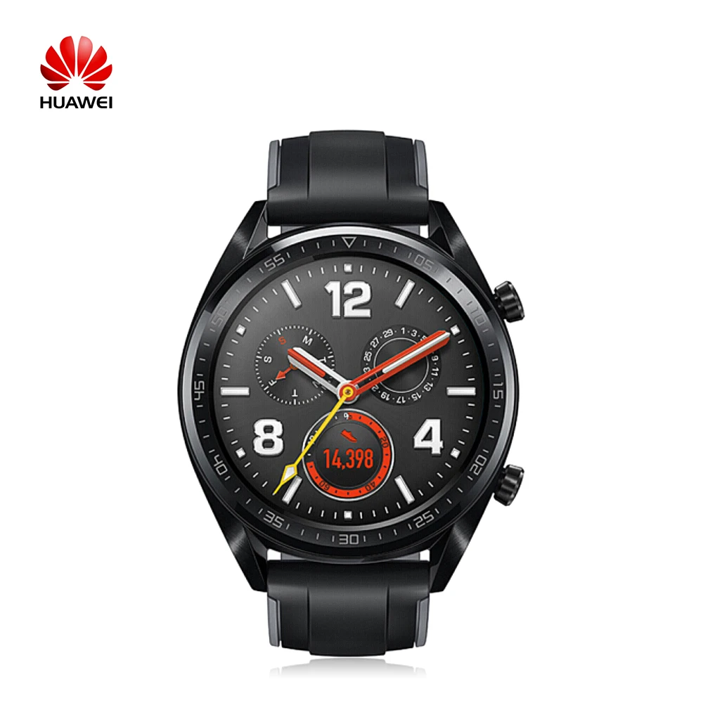 Смарт часы Huawei GT 1 39 дюймов Экран Cortex M4 чипы Мобильных Платежей 10 6 мм 5ATM