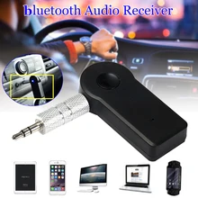 Aux аудио Bluetooth ресивер стерео 3,5 мм разъем беспроводной адаптер для наушников динамик автомобиля музыка громкой связи с микрофоном