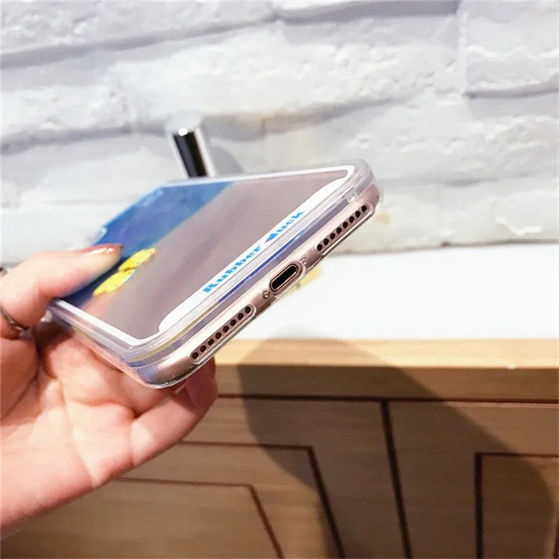 Luxury Liquid Quicksand TPU All Inclusive Soft Edge For Iphone 6 6s Plus Cartoon Animal For IPhone 7 8 Plus X Phone Back Case