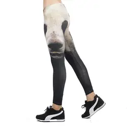 Горячие пикантные модные панк леггинсы для женщин брюки девочек цифровой печати эмоциональные леггинсы с пандой для фитнес