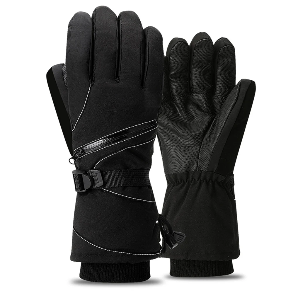 Thermal Winter Gloves Long Cuff Cycling Gloves Water Repellent Windproof Gloves Warm
