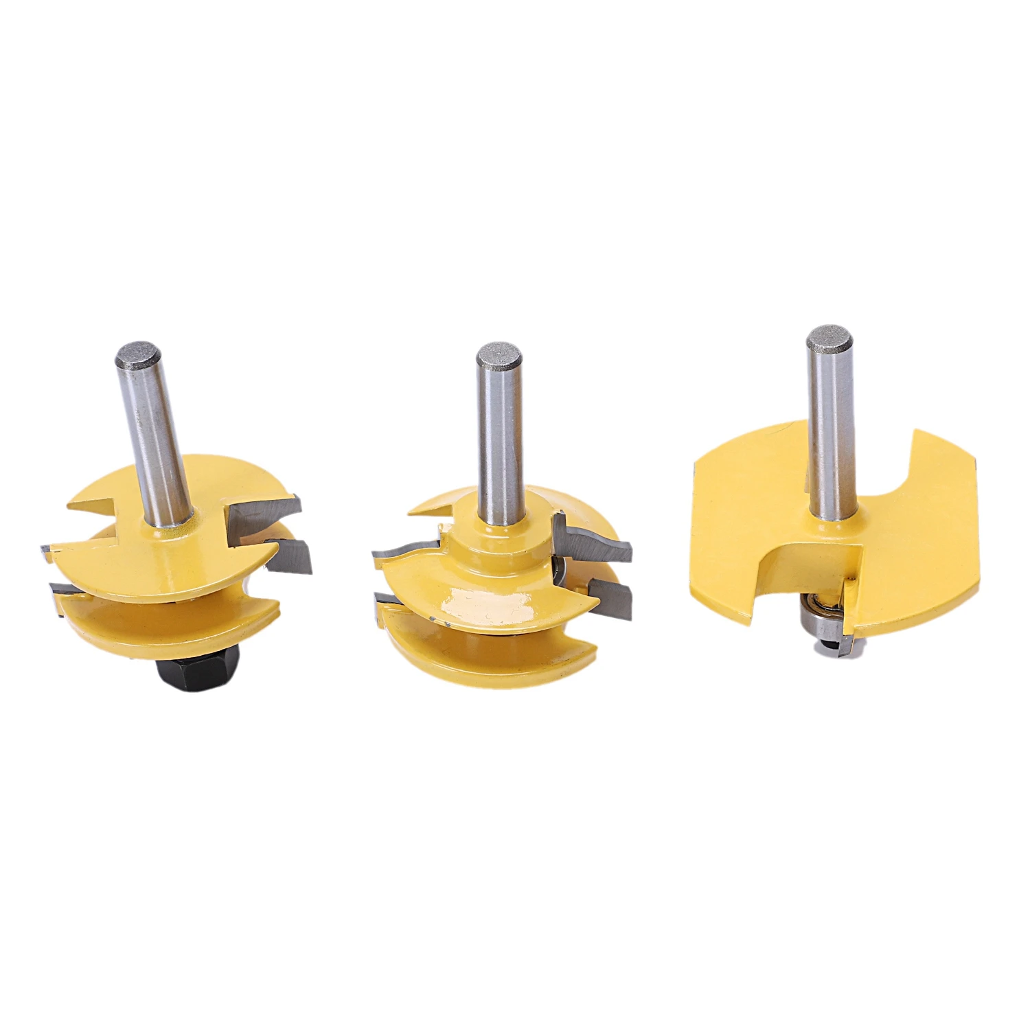 

3Pc 8Mm Shank Raised Panel Cabinet Door Router Bit Set - 3 Bit Ogee Woodworking Cutter Woodworking Router Bits
