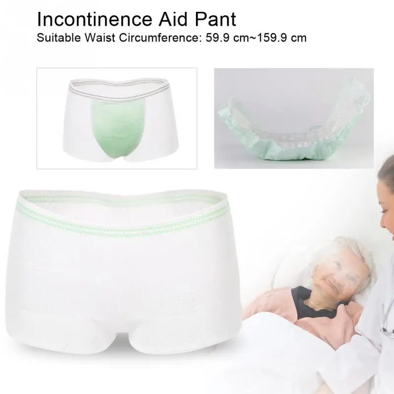 

10pcs/Set Reusable Washable Incontinence Aid Underwear Mesh Pants for Elderly Maternity People v