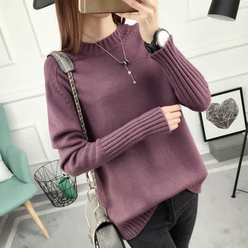 

PEONFLY Sweater Female 2020 Autumn Winter Cashmere Knitted Women Sweater And Pullover Female Tricot Jersey Jumper Pull Femme