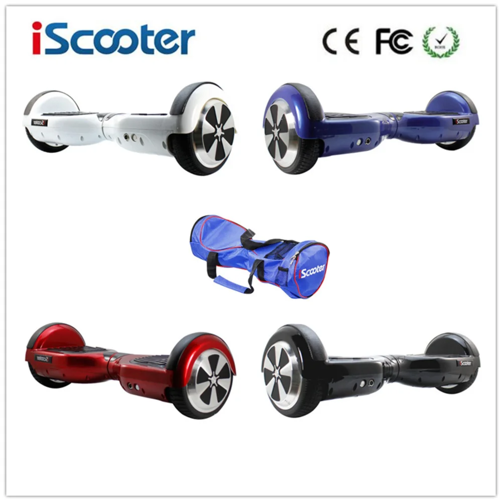 Iscooter 6 5 дюймов умный баланс Электрический скутер Ul2272 Ховерборд 2 колеса скейтборд