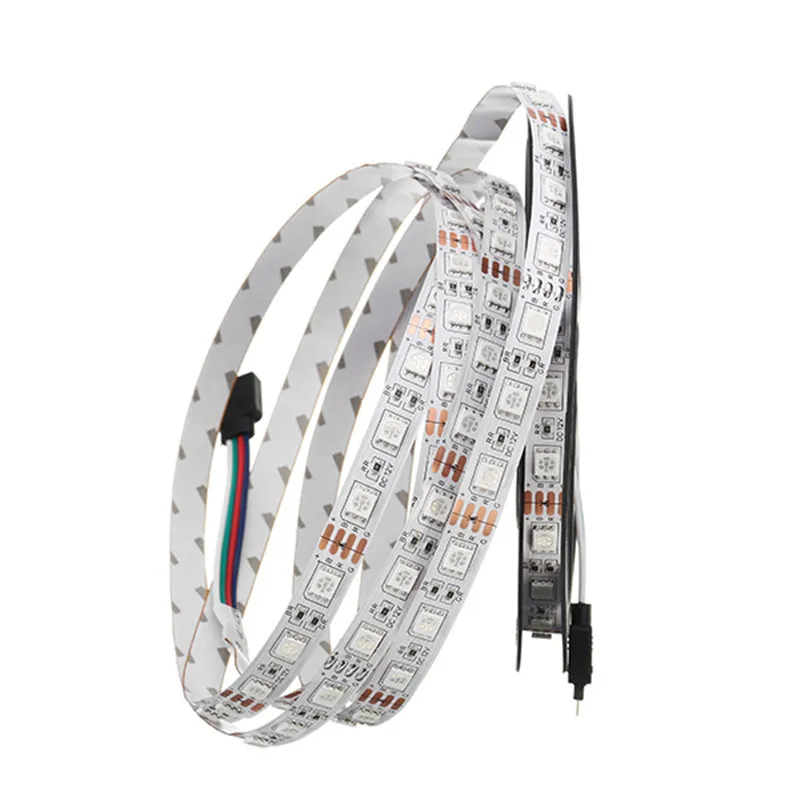 

Smuxi 5M 300 LED RGB Strip Light 5050 DC12V 60Leds/M Flexible Light Led Ribbon Tape Home Decoration Lamp Non-waterproof