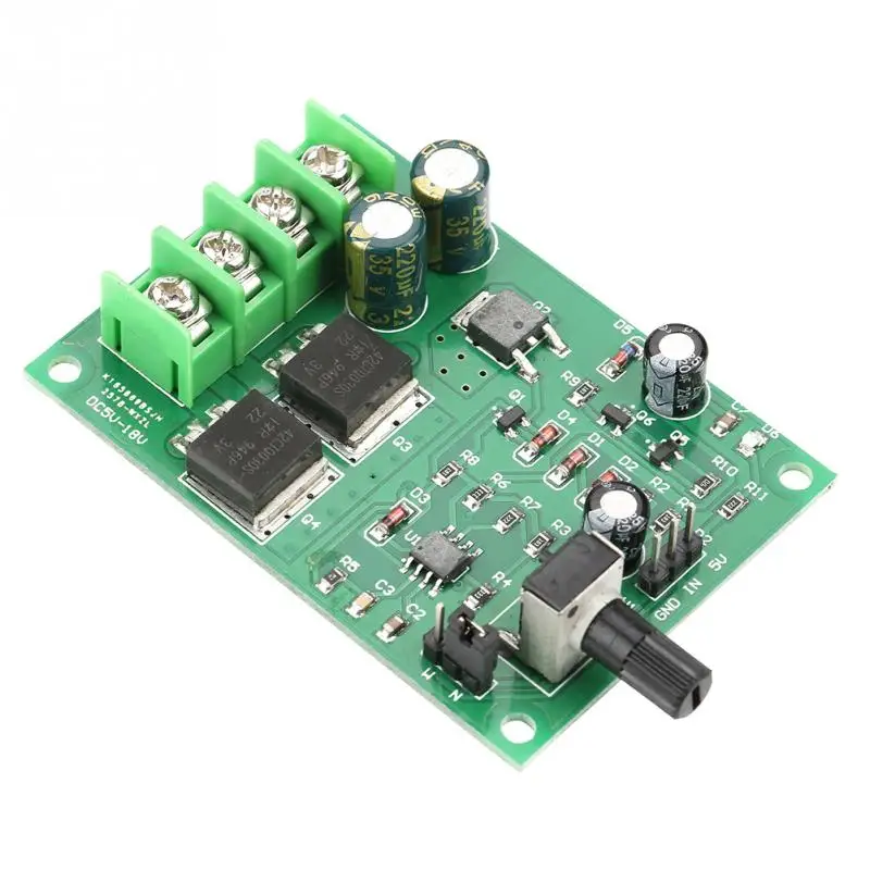 DC5 18V плата драйвера двигателя контроллера постоянного тока PWM высокой
