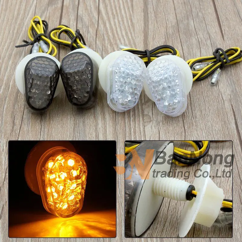 

LED Bulb Turn Signals Indicator flashing lights blinkers For Yamaha YZF R1 R6 R6S R3 R6S FZ1 FZ6 FZ8 FAZER XJ6 MT03 FZ09