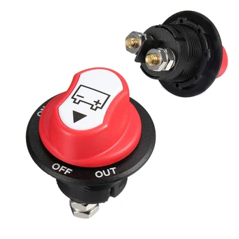 

Universal Car Battery Isolator Master Switch On Off 12-24V Waterproof Car Boat Truck Cutoff Power Device Auto Replacement Parts