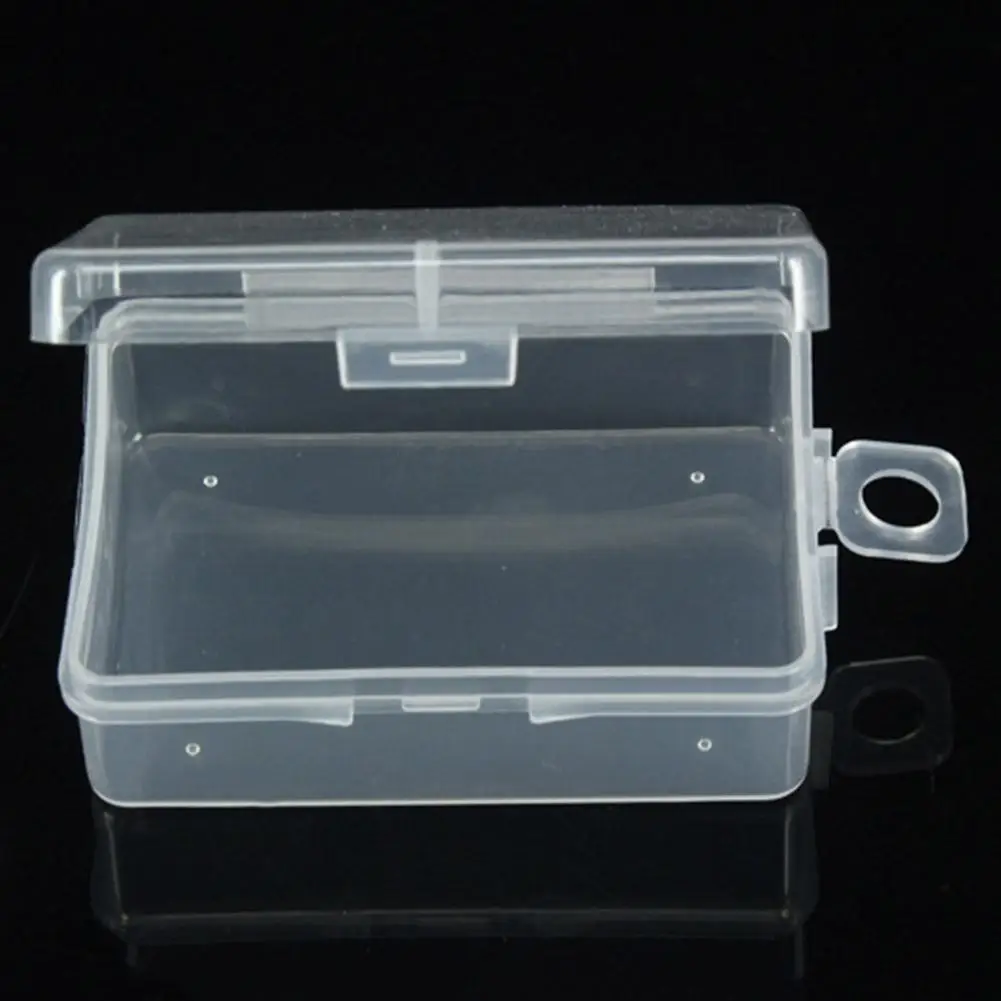 

1Pc Clear Plastic Transparent Storage Box Debris Collect Container Case with Lid Storage Boxes & Bins New