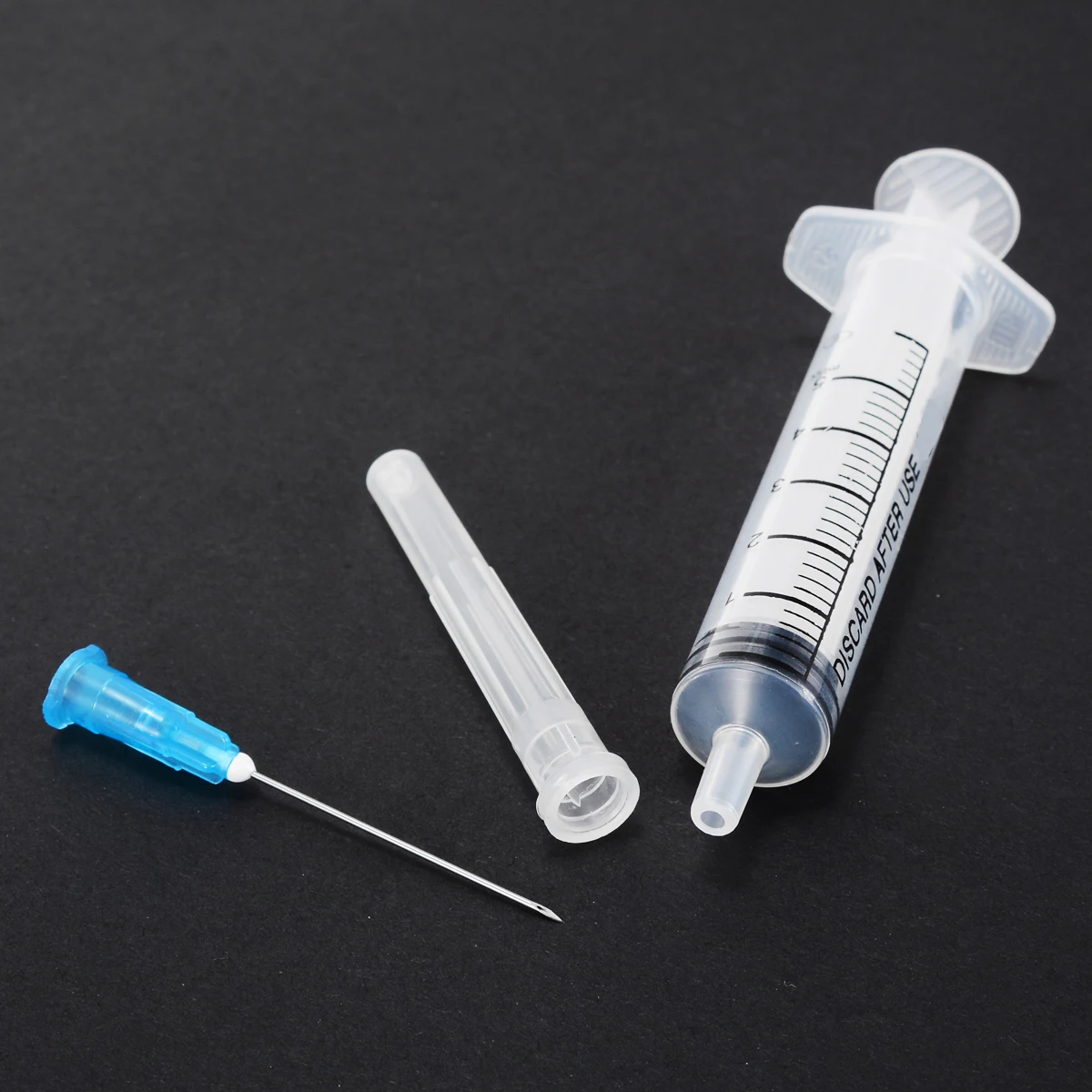 

10 Pieces/Set 5ml Syring Sharp Tip Syringe Plastic Sterile Syringe With End Tip Needle and Storage Cap For Various Gels