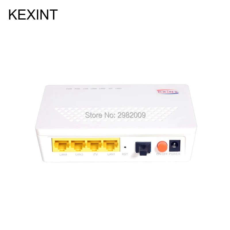 KEXINT ONU FTTH EPON/GPON ONT SPEC 1GE + 3FE ransceiver оборудование|Оптоволоконное оборудование| |