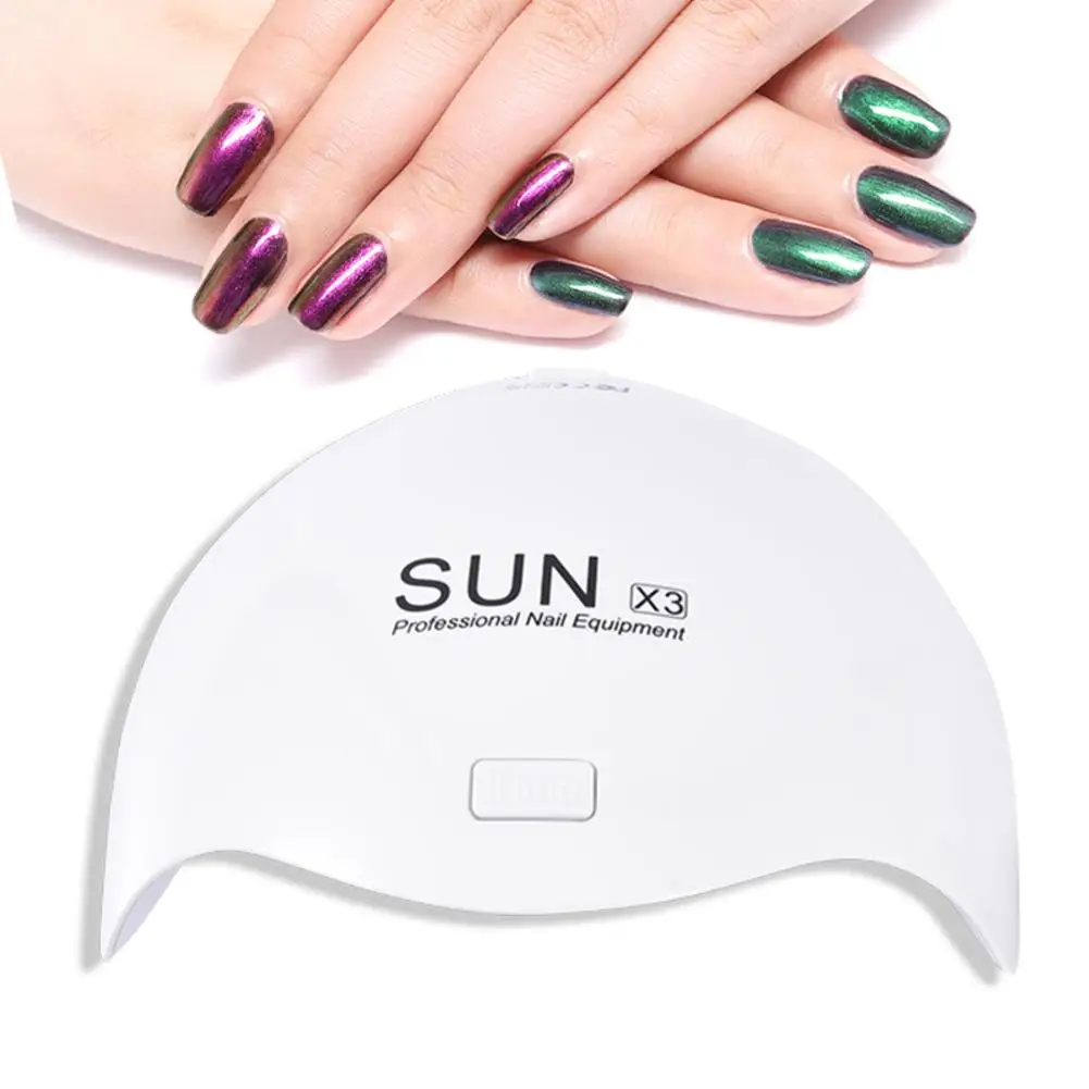 

24W LED Nail Dryer UV Curing ProfessionallyFor All Gel Nails Toe Upgraded With 12pcs Led Lights Professional Nail Art Tools
