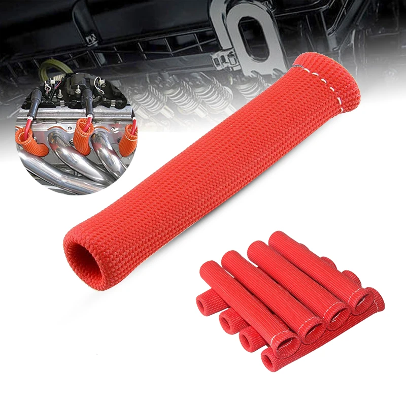2 PC GREEN SPARK PLUG WIRE PROTECTOR//INSULATOR SHIELD SLEEVE//BOOT 1/" INCH B