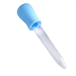 5 мл Clear Пластик пипетки жидкость пипетка синий для ребенка