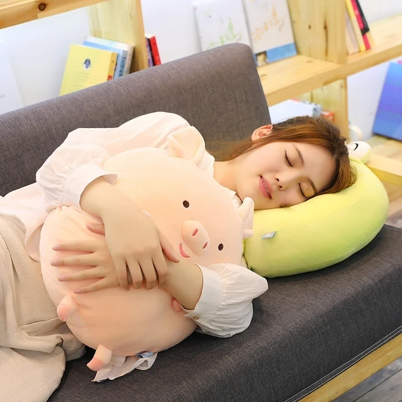 1 шт. 40 см Kawaii панда лягушка плюшевая подушка мягкая мультяшная свинья курица