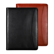 Искусственная кожа, многофункциональный A4 Бизнес органайзеры большой зажим для бумаги офиса документы Бумага файловый Органайзер сумка портфель Портфели