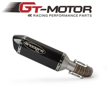 

Motorcycle Exhaust System Slip-On Middle Pipe Link with Exhaust Muffler Slip On For Honda CB1000R CB 1000 R 2008-2016