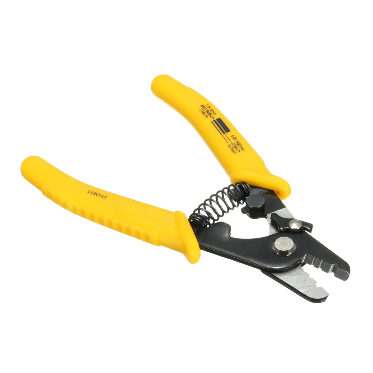 

High Precision F11301T Tri-Hole Fiber Optic Stripper 3 Hole Jacket Clamp Fiber Stripping Pliers Wire Stripper Tools