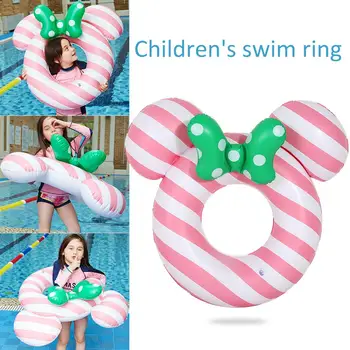 

Inflatable Children's Swim Ring Baby Thickened PVC Cute Shape Swimming Ring Flamingo Pool Float for Kids Over 3 Years Old #30