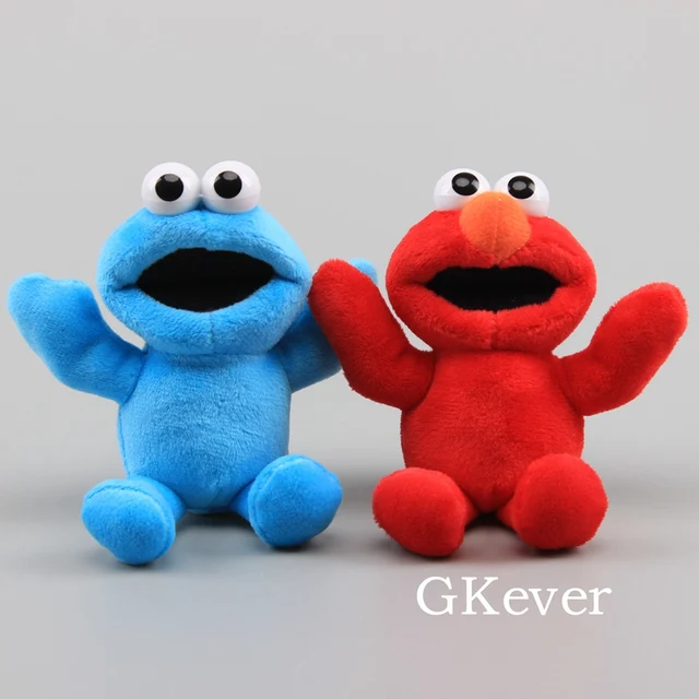 Sesame Street Elmo Plush Keychain Stuffed Soft Pendant Cartoon Cute Character Toys for Children 13 cm 2