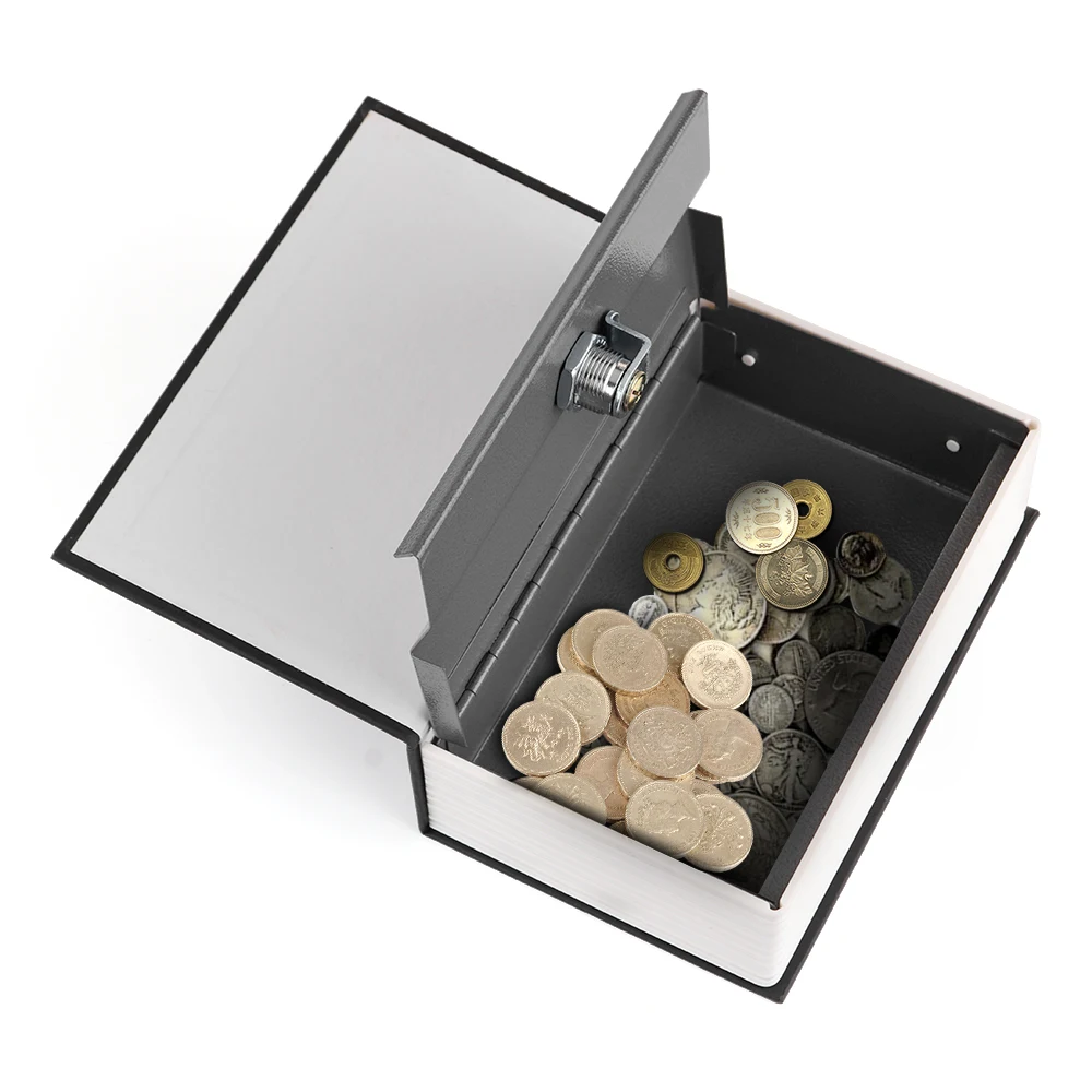 

Safe Deposit Box Password Banknote Storage Tin Box Small Children With Lock Piggy Bank