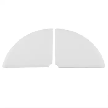 

2 Pcs Acrylic Radial Corner Shelf Wall Mounted Floating Shelves Home Decor High Quality