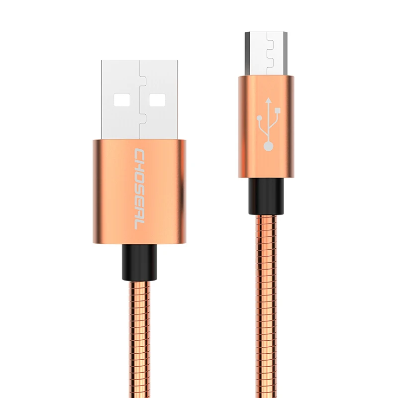 Высокоскоростной металлический кабель CHOSEAL с разъемами USB A и Micro 2 0 для