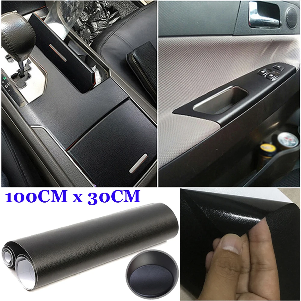 

12 X 40 Car Grain Leather Skin Textured Vinyl Wrap Sticker Interior Decal Film