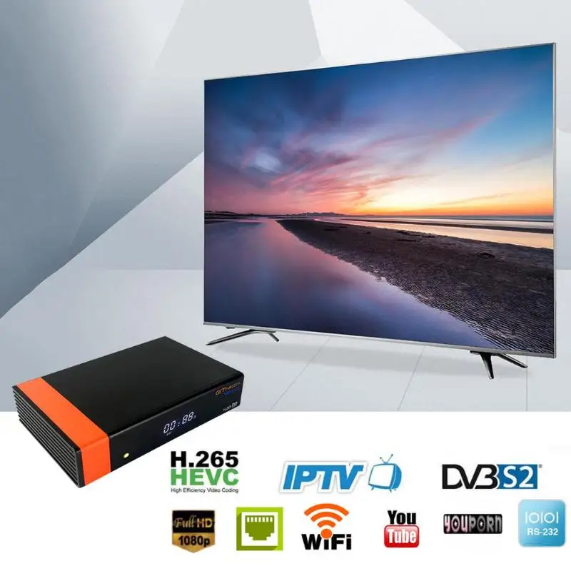 

GTmedia V8 NOVA DVB-S2 Digital Satellite TV Receiver Built-in WIFI Dongle