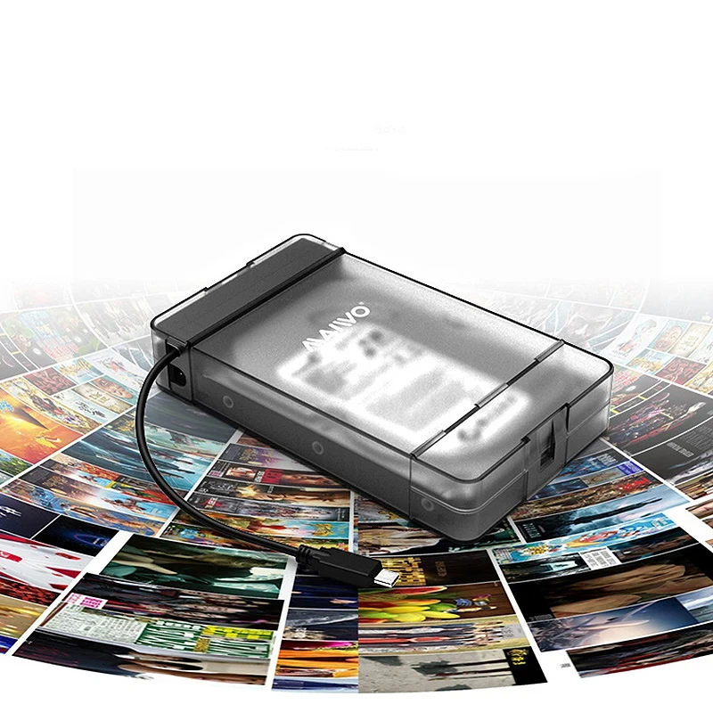 MAIWO Универсальный 2 5 дюйма/3 дюйма HDD SSD чехол Sata к адаптеру type C бесплатно Гбит/с