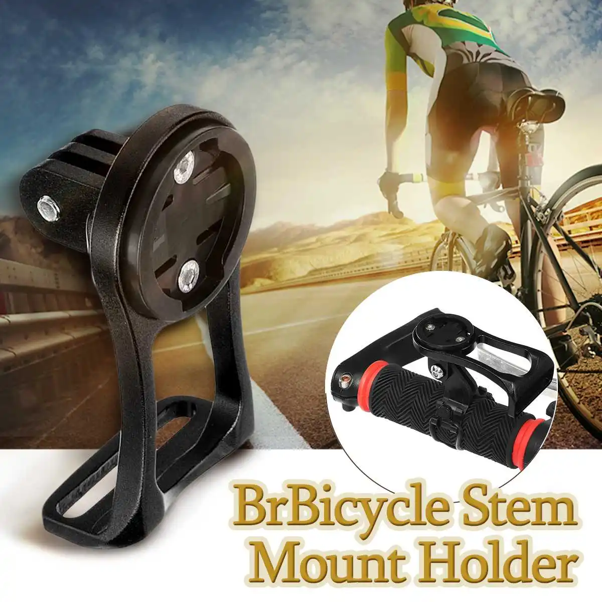 

Bicycle Stem Mount Holder Bike Handlebar Extension Computer Bracket Adapte For GARMIN Edge GPS for GoPro