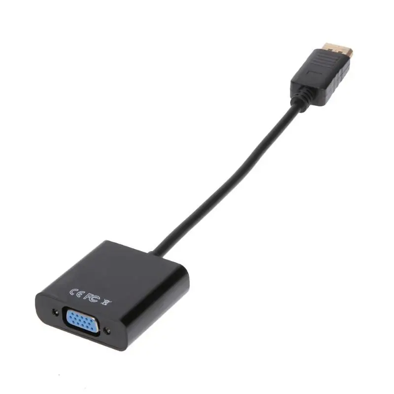DP к вставной конвертер для VGA Кабель адаптер проектора DTV телевидения HDVD