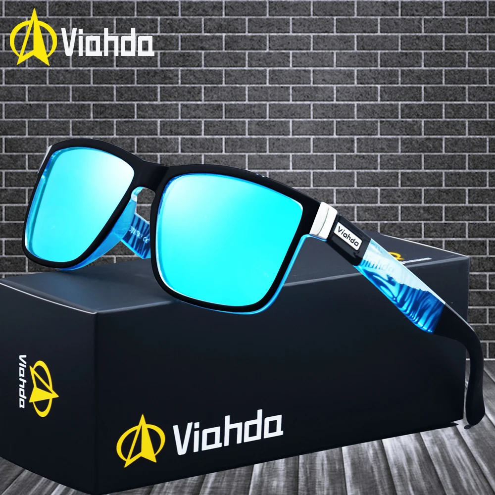 Viahda 2021Popular Brand Polarized Sunglasses Men Sport Sun Glasses For Women Travel Gafas De Sol