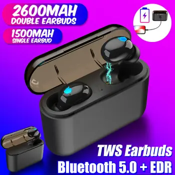 

Bluetooth 5.0 Headset TWS Wireless Earphones Mini Earbuds Stereo