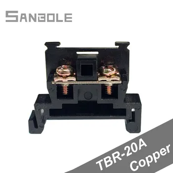 

Terminal blocks TBR-20A Black General Purpose Group Type 20A/600V Fixed Connection Row Plate Copper (100PCS)