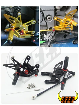 

CNC Adjustable Rearset Foot Pegs Rest Pedal For Kawasaki ZX10R 2008-2009-2010