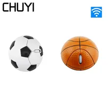 2,4G Беспроводная мини-мышь футбольная баскетбольная мышь 1200 dpi 3D оптическая компьютерная крутая шариковая игровая мышь для ПК ноутбука