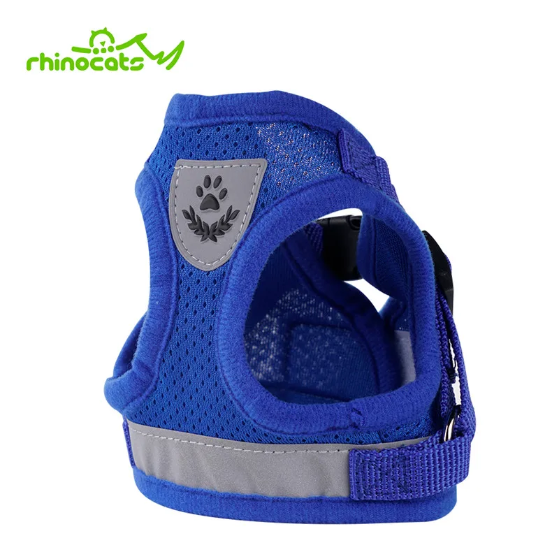 

Dog Cat Harness And Leash with Padded Vest Reflective Adjustable Soft Mesh Pet Walking Harnesses For Small Medium Dogs Chihuahua