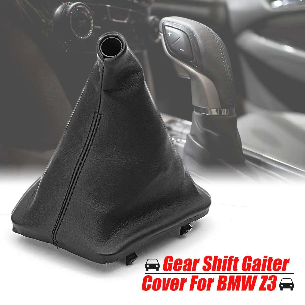 

Car Leather Gear Shift Knob Gaiter Boot Cover For BMW E34 1988-1995 E36 1991-1998 E46 1999-2005 Z3 1995-2001