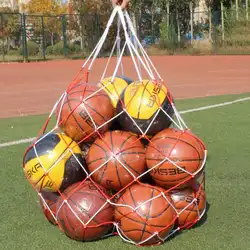 Мяч мешок большой емкости вмещает 20 футбол мяч Футбол Баскетбол волейбол бассейн игрушки высокое качество идеальный мешок сетки